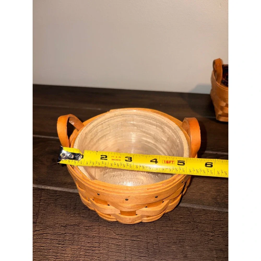 Longaberger handwoven baskets